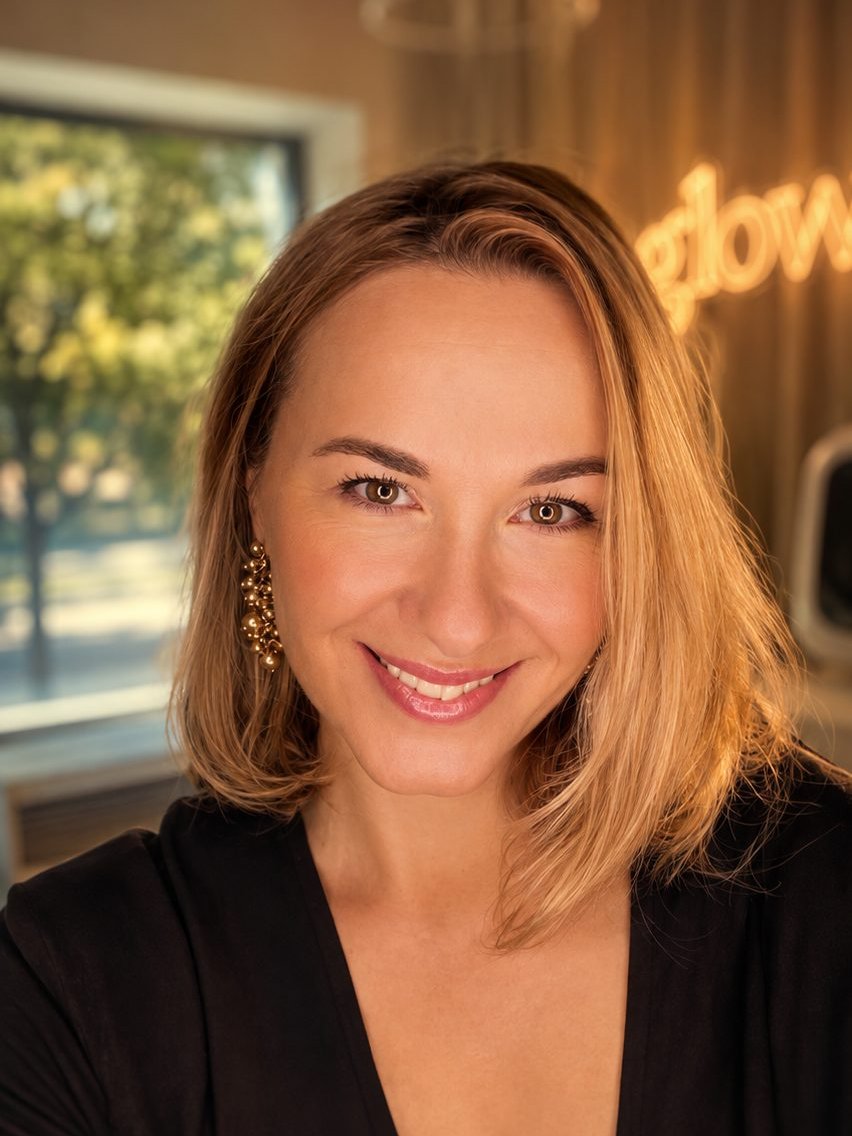 Lucie Robins, majitelka salonu Glowing