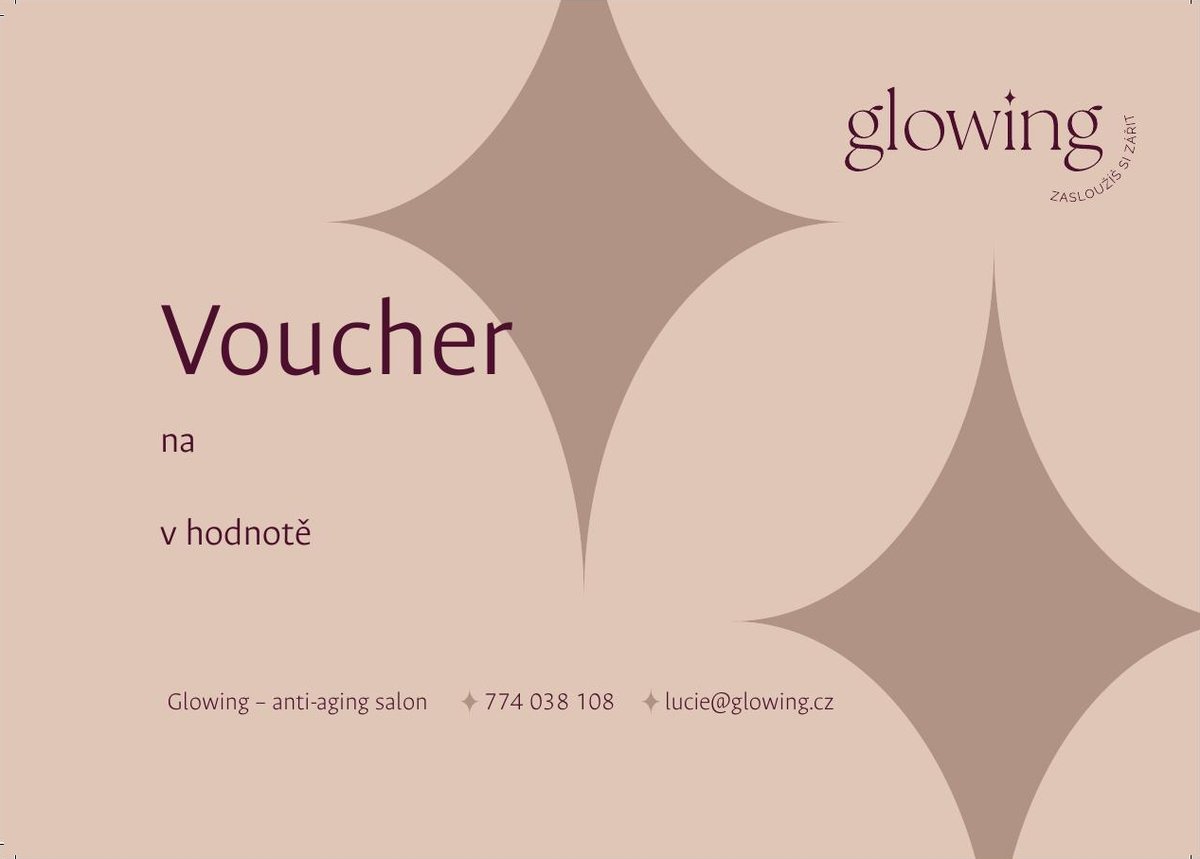 Dárkový voucher Glowing